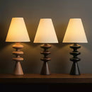 Ondelle Sculpted Wood Table Lamp