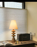 Ondelle Sculpted Wood Table Lamp