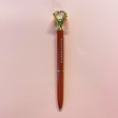 Ooh La La Orange Gem Pen Set of 6 | Giftable Quote Pens | Novelty Office Desk Supplies