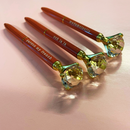 Ooh La La Orange Gem Pen Set of 6 | Giftable Quote Pens | Novelty Office Desk Supplies