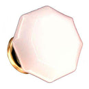 Glass Knob, Octagonal Shape