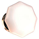 Glass Knob, Octagonal Shape
