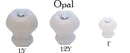 Glass Knob, Hex-Shaped