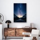 Open Road Print Metal Wall Art – Highway Road Trip Adventure Scenic Decor