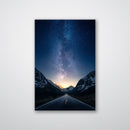 Open Road Print Metal Wall Art – Highway Road Trip Adventure Scenic Decor