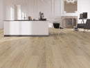 SPC Vinyl Rigid Core 7" Width 60" RL, 8mm Thick, 2mm IXPE  Oasis Natural Bellator Floors - Mazzia Collection Product shoot Hall view
