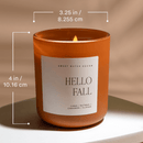 Trick or Treat Soy Candle - Orange Matte Jar - 15 oz (Farmhouse)