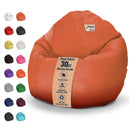 Vinyl Bean Bag Chair Marine Grade Premium - Waterproof, UV resistant ComfyBean Adult size lounger classic style Indoor Outdoor Boat beanbag chair