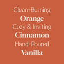 Orange Spice Naturally Scented Candle