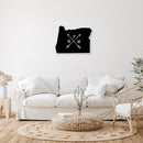 Oregon PNW Metal Wall Art – Pacific Northwest State Pride Outdoor Home Decor