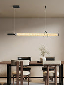 Organic Alabaster Linear Pendant Light