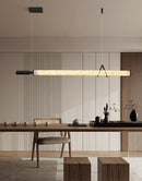 Organic Alabaster Linear Pendant Light