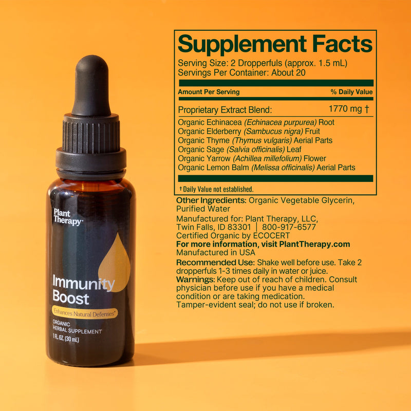 Immunity Boost Organic Herbal Supplement