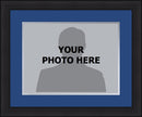 NBA Basketball Photo Picture Frame Kit - Orlando Magic (Navy Matting, Silver Trim)