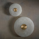 Disc Shaped Alabaster Wall Light