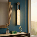 Orven Ring Handle Alabaster Wall Light