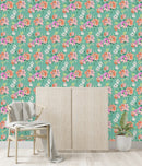 Fashionable Hand Drawn Floral Wallpaper Smart
