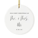 Our First Christmas as Mr. and Mrs. Christmas Ornament