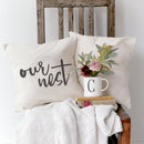 Our Nest Pillow Cover