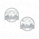 Deer Outdoor Monogram