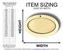 Unfinished Wood 2 Layer Oval Shadowbox Shape | DIY Craft Cutout | up to 46" DIY