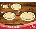Unfinished Wood 2 Layer Oval Shadowbox Shape | DIY Craft Cutout | up to 46" DIY