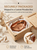 Oval Copper Vessel Sinks - Handfracted Bathroom Sink