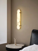 Ovelle Alabaster Halo Wall Sconce