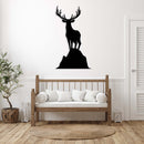 Overlooking Deer Metal Wall Art – Wildlife Nature Rustic Cabin Home Decor