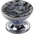 Mascot Hardware Cactus Design 1-4/7 in. Black Drawer Cabinet Knob