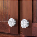 Mascot Hardware Spiky Flower 1-3/5 in. Yellow & Grey Drawer Cabinet Knob