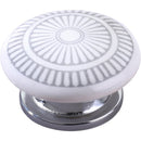 Cobble Rosette 1-3/5 in. Yellow Cabinet Knob