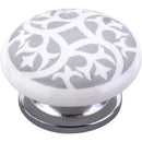 Swirl Design 1-3/5 in. Flat Cabinet Knob