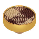 Mascot Hardware Basketweave 1-3/5 in. Checkered Drawer Cabinet Knob