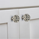 Black Lily 1-4/7 in. Round Cabinet Knob
