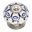 Jarred Washed 1-4/7 in. Blue Cabinet Knob