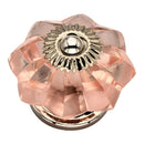 Baby Pink 1-2/3 in. Flower Novelty Cabinet Knob