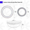 Vertex Wooden Plates Set