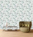 Fashionable Poplar Leaves Wallpaper Vogue
