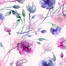 Modish Pink Floral Wallpaper Chic