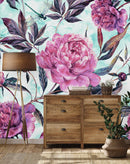 Stylish Pink Peonies Wallpaper Vogue