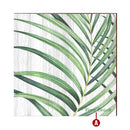 Coastal Palm Branch Customizable Wood Wall Art Print