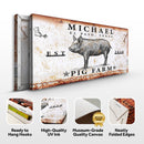Pig Farm Sign