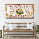 Farm Fresh Pumpkins Sign
