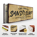 Sand and Surf Sign VII