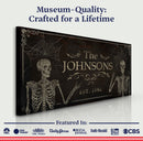 Gothic Family Sign - Personalized Gothic Decor - The Perfect Gothic Interior Design Gift