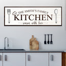 Family Kitchen Sign IV