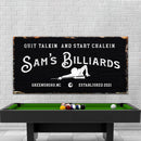 Billiards Room Sign