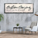 Custom Saying Sign