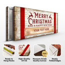 Merry Christmas And A Happy New Year Sign